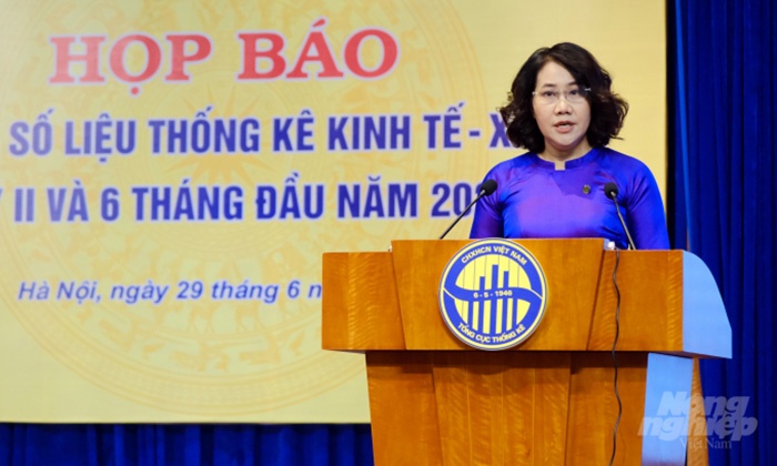 Bà Nguyễn Thị Hương, Tổng cục trưởng Tổng cục Thống kê