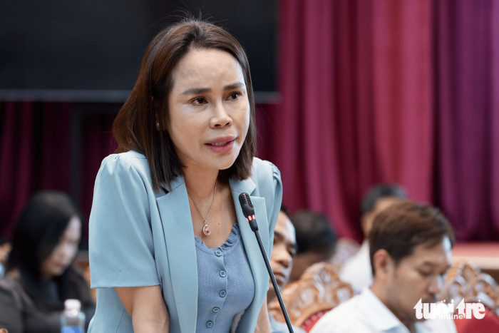 Bà Nguyễn Thị Hải Bình, tổng giám đốc STP Group - Ảnh: HỮU HẠNH