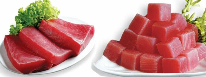 Sản phẩm cá ngừ tươi CO được chế biến tại Công ty Bidifisco Bình Định