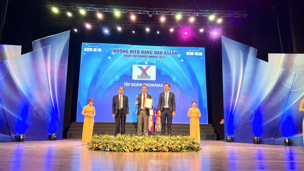 Tập đoàn GrowMax được vinh danh Top 10 “Thương hiệu hàng đầu khu vực Đông Nam Á – ASEAN 2023”