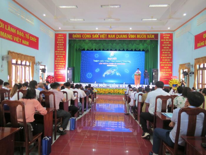 Toàn cảnh Đại hội Hiệp hội tôm tỉnh Bình Thuận ngày 01/8/2023