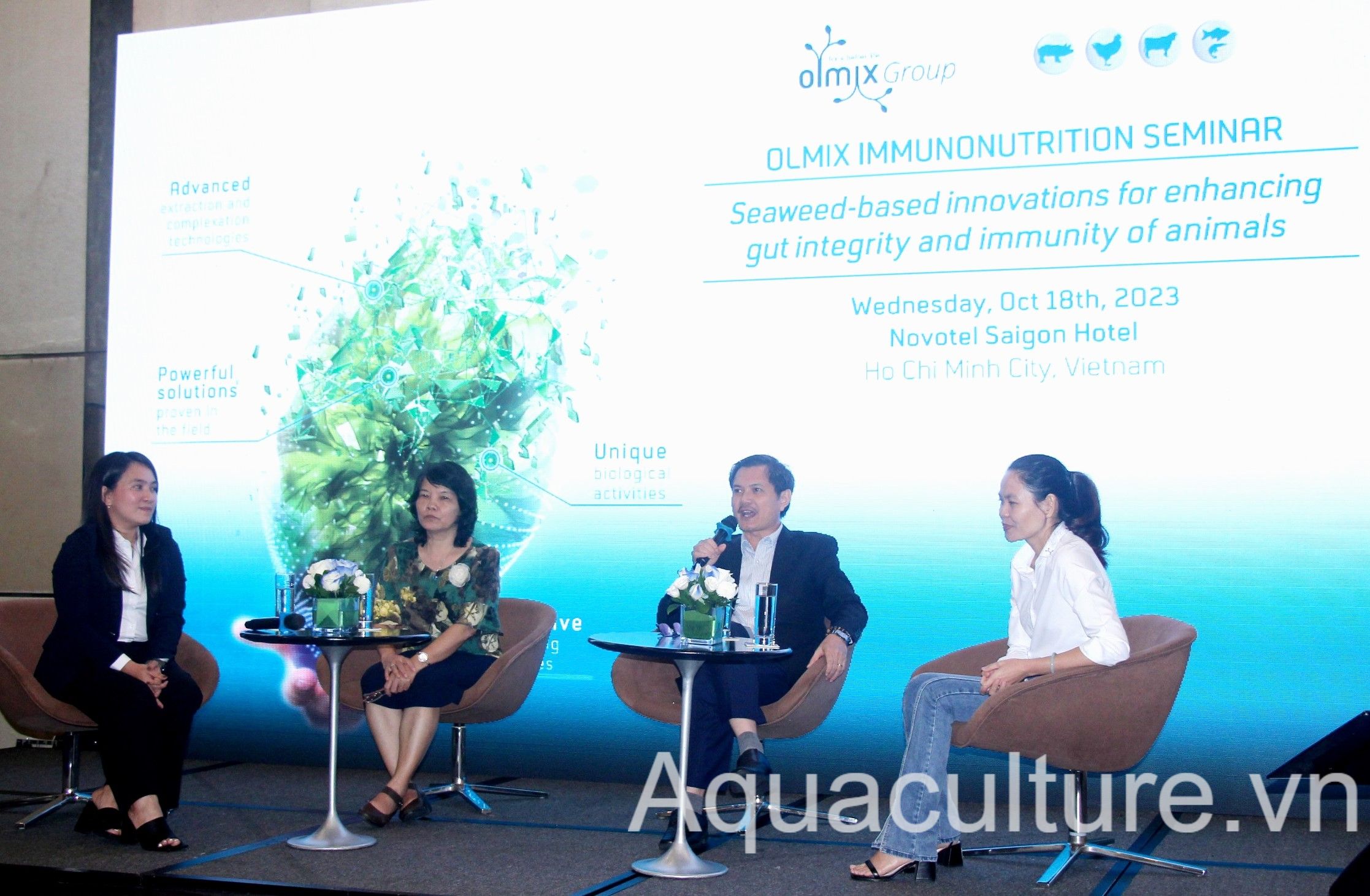 Hội thảo chủ đề “Những cải tiến của tảo biển giúp tăng cường tính nguyên vẹn của đường ruột và miễn dịch của vật nuôi” của Olmix ngày 18/10 tại TP. Hồ Chí Minh